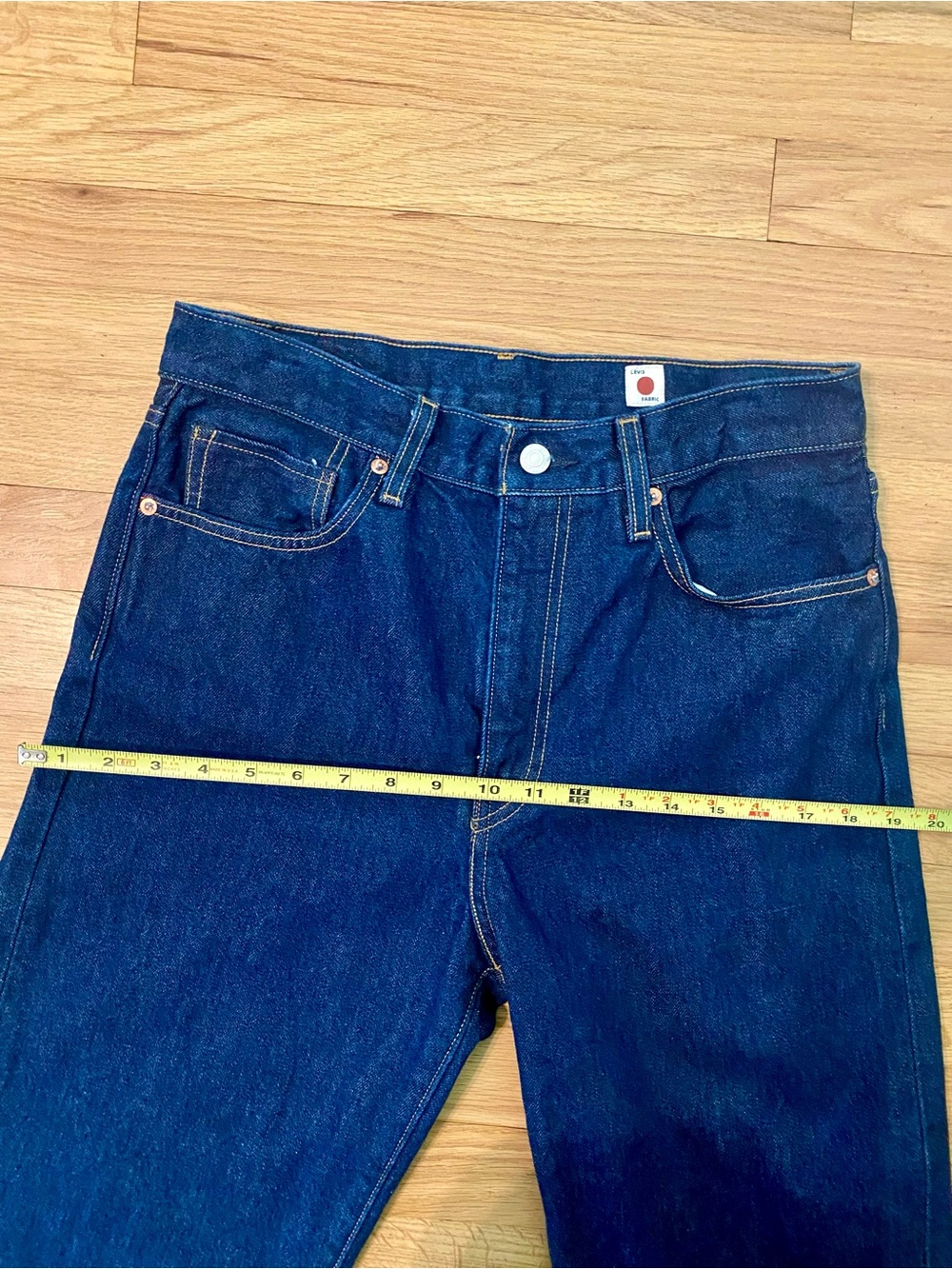 Levi’s Blue Tab Column Jeans Japanese Selvedge High Rise W29 L27 - Picture 12 of 14